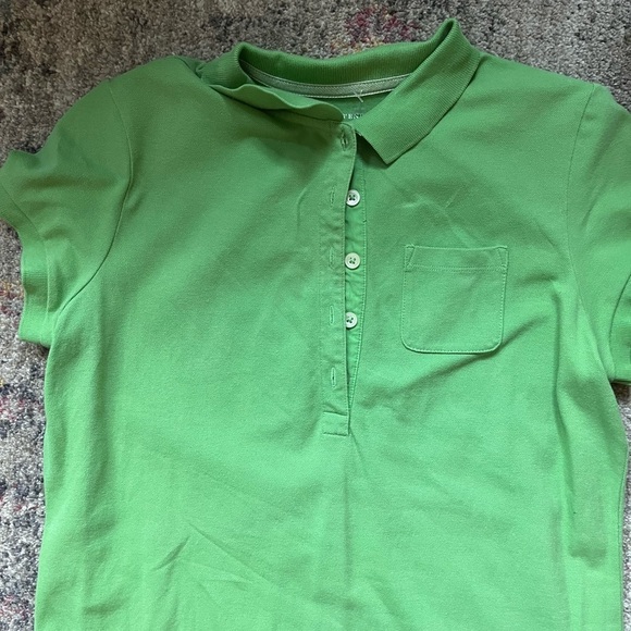 Lands End Mesh Cotton Short Sleeved Dress - Tennis Dress - Picture 3 of 6